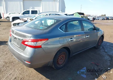 2015 Nissan Sentra S z USA, uszkodzony, nr VIN 3N1AB7AP1FY312249